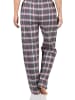 NORMANN Flanell Pyjama Hose karierte Schlafanzug Hose lang - 83005 in anthrazit