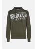 Boxeur des Rues Kapuzenpullover Hooded Sweatshirt with Thumb Openings in Army