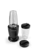 Gourmet Maxx Smoothie Maker 500W schwarz Set 6-tlg. inkl. 2 Becher 540ml/480ml Schwarz