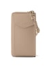 Lazarotti Bologna Leather Zip-Around Geldbörse Handytasche Leder 19 cm in sand