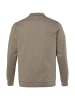 Men Plus Poloshirt in braun grau