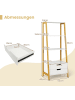 COSTWAY Leiterregal freistehend in Gold