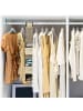 relaxdays 4 x Hängeregal in Beige - (B)14,5 x (H)82 x (T)30 cm