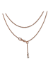 SilberDream 925 Silber, vergoldet (Roségold 333) Damen SilberDream Halsketten  ca. 45cm