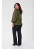 KAFFE curve Langarm-Bluse KCrizza Regular fit in Ivy Green