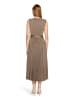 Vera Mont Cocktailkleid mit Plissee in Brown Diamond