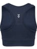 Hummel Sport-BH "Pulse Logo Light Support Bra" in Blau