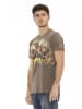 Trussardi Action Braun Baumwolle Herren T-Shirt