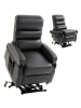 HOMCOM Fernsehsessel-98L x 78B x 110H cm-Dunkelgrau