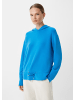 comma Sweatshirt langarm in Blau