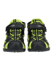 Geox Sandalen in Schwarz/Lime