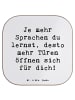 Mr. & Mrs. Panda Bierdeckel Spruch Sprachen lernen und anwenden ... in Weiß