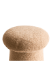 Beliani Pouf EUFAULA in Beige - (W) 45 x (H) 36 x (L) 45 cm