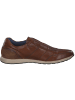 Bugatti Sportliche Slipper in cognac