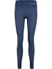 Hummel Hummel Tights Hmlmt Yoga Damen Atmungsaktiv Schnelltrocknend Nahtlosen in INSIGNIA BLUE