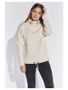 Vestino Kapuzen-Sweatshirt in creme