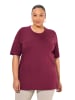 Ulla Popken Shirt in dunkle beere