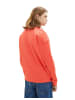 TOM TAILOR Denim Sweatshirt in plain red