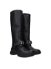 Burberry Schwarz Leder Stiefel