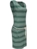 ragwear Sommerkleid Tag Blockstripes Intl. in Dusty Green