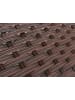 MCW Gartentisch Hamar, mit Glasplatte, Braun-meliert