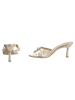 Ital-Design High-Heel Sandalette in Gold