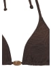 LASCANA Triangel-Bikini-Top in braun