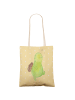 Mr. & Mrs. Panda Tote Bag Schildkröte Pfeifen ohne Spruch in Gelb Pastell