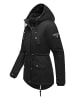 Marikoo Winterjacke Manolya in Black with black fur