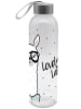 Geda Labels Trinkflasche Lovely Lama in Schwarz - 500ml