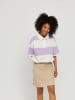 MAZINE Poloshirt Ena in lavender/offwhite