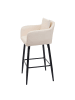 MCW 2er-Set Barhocker H93, Kunstleder creme-beige