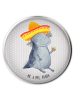 Mr. & Mrs. Panda Waschbeckenverschluss Axolotl Tequila ohne Spruch in Grau Pastell