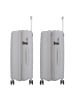 D&N Travel Line 4500 4 Rollen Trolley M 65 cm mit Dehnfalte grey