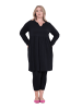 Ulla Popken Midikleid in schwarz