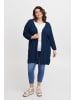 Fransa Shirtbluse FPBLUME CAR 5 - 20612224  Cardigan mit abgerundetem Saum in Blau