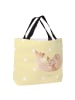 Mr. & Mrs. Panda Shopper Robbe Liegen ohne Spruch in Gelb Pastell