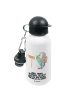Mr. & Mrs. Panda Wasserflasche Pinguin Schultüte mit Spruch in Weiß