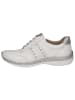 Caprice Sneaker in WHITE/SILVER