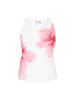 Usha Women Top in offwhite pink
