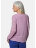 GOLDNER Weiche Kaschmirstrickjacke mit V-Ausschnitt in violett