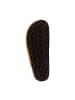 Divine Factory Mules Mokassin aus Leder Noga Gassirette Braun