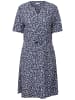 Cecil Gemustertes Strukturkleid in Blau