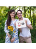 Mr. & Mrs. Panda Schminktasche Einhorn Dame mit Spruch in Weiß