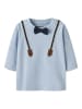 name it Langarmshirt festlich NBMRUFUS LS TOP in kentucky blue