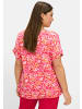 sheego T-Shirt in fuchsia-gemustert