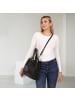 Florence Florence Schultertasche Leder schwarz ca. 36cm