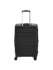 D&N Travel Line 4700+ - 4-Rollen-Trolley M 68 cm erw. (schwarz) in schwarz