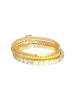 Elli Ring 925 Sterling Silber Ring Set in Gold