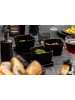 Wenko 3er-Set Snack-Schüsseln mit Tablett, 300 ml in Schwarz, 30,5 x 10 x 8 cm